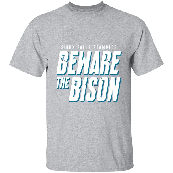 Sioux Falls Stampede Clark Cup Final 2026 Beware The Bison Shirt - Image 9