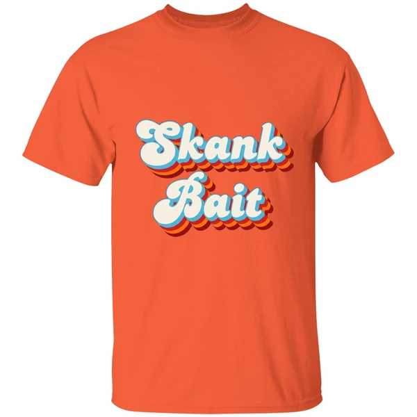 skank bait shirt orange