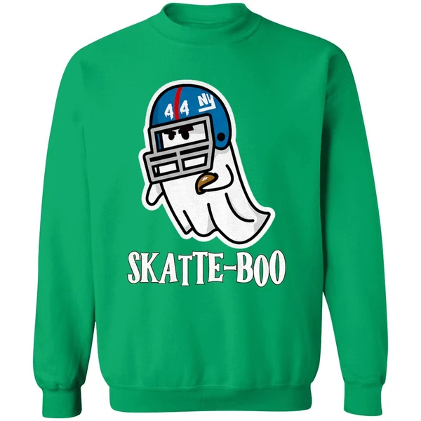 Skatte Boo Ghost Cam Skattebo New York Giants Nfl Football 2025 Sweashirt - Image 3