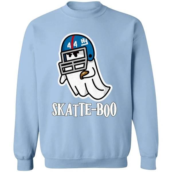 Skatte Boo Ghost Cam Skattebo New York Giants Nfl Football 2025 Sweashirt - Image 4