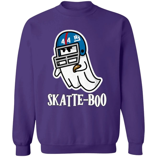 Skatte Boo Ghost Cam Skattebo New York Giants Nfl Football 2025 Sweashirt - Image 7