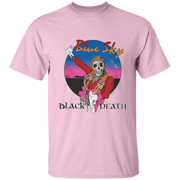 Skeleton Blue Sky Black Death Shirt - Image 2