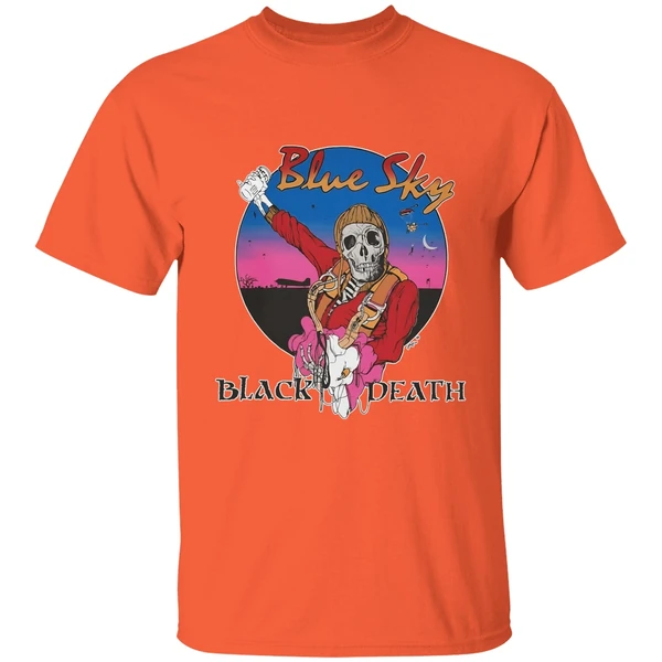 Skeleton Blue Sky Black Death Shirt - Image 3