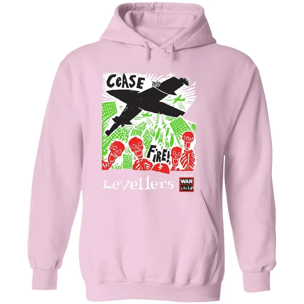 Skeleton Cease Fire Levellers Band Hoodie - Image 5