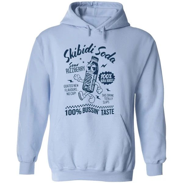 Skibidi Soda Sour Rizzberry 100 Percent Bussin Taste Hoodie - Image 4