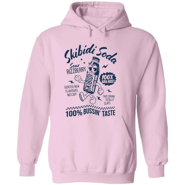 Skibidi Soda Sour Rizzberry 100 Percent Bussin Taste Hoodie - Image 5