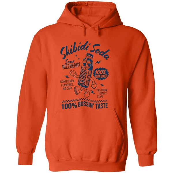 Skibidi Soda Sour Rizzberry 100 Percent Bussin Taste Hoodie - Image 6