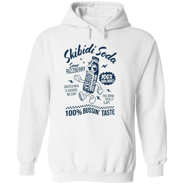 Skibidi Soda Sour Rizzberry 100 Percent Bussin Taste Hoodie - Image 8