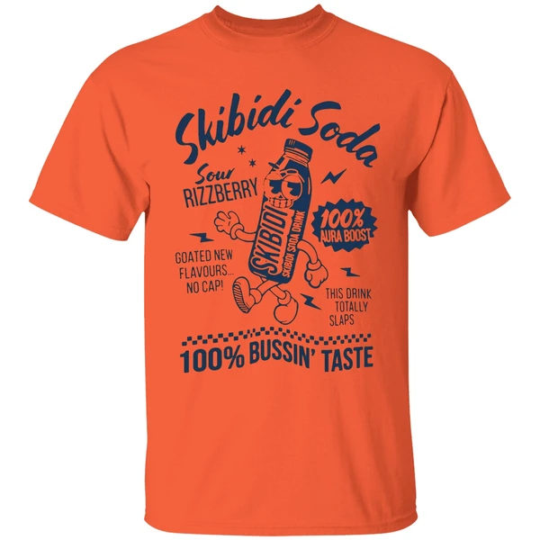 Skibidi Soda Sour Rizzberry 100 Percent Bussin Taste Shirt - Image 3