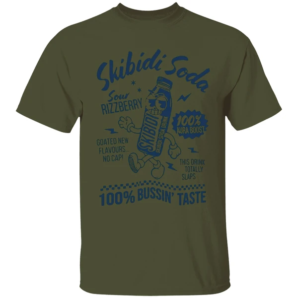 Skibidi Soda Sour Rizzberry 100 Percent Bussin Taste Shirt - Image 9