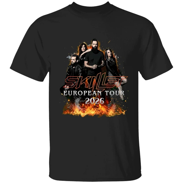 Skillet Eu Uk Tour 2026 Schedule Shirt