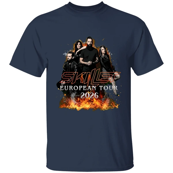Skillet Eu Uk Tour 2026 Schedule Shirt - Image 5