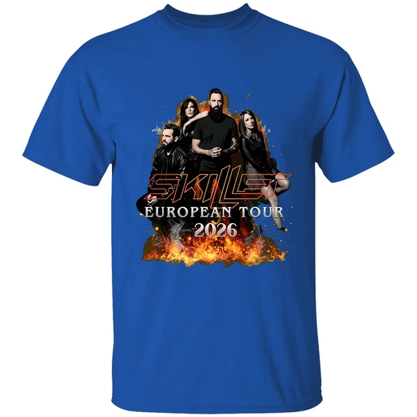Skillet Eu Uk Tour 2026 Schedule Shirt - Image 8