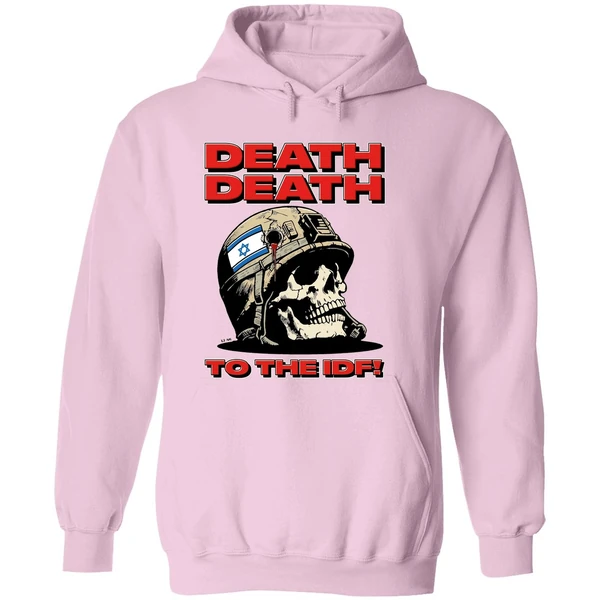 Skull Flag Israel Death Death To The Idf Hoodie - Image 5