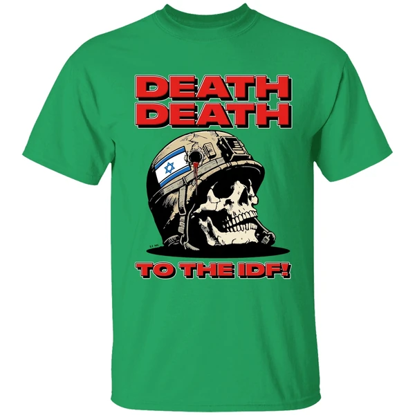 Skull Flag Israel Death Death To The Idf Shirt - Image 2