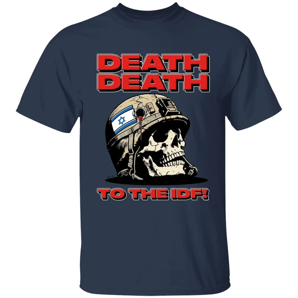 Skull Flag Israel Death Death To The Idf Shirt - Image 5