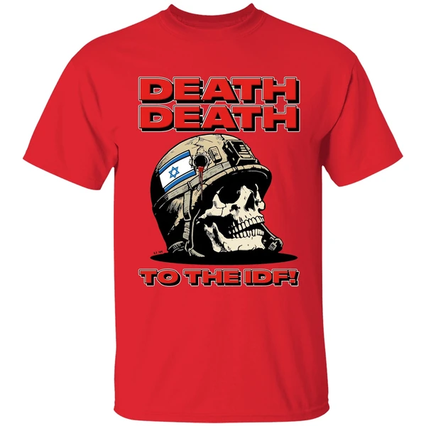 Skull Flag Israel Death Death To The Idf Shirt - Image 7
