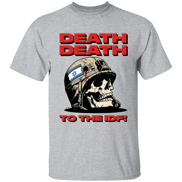 Skull Flag Israel Death Death To The Idf Shirt - Image 9