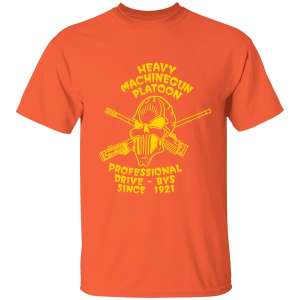 Skull Heavy Machinegun Platoon Professional Drive Bys Since 1921 Shirt - Image 5