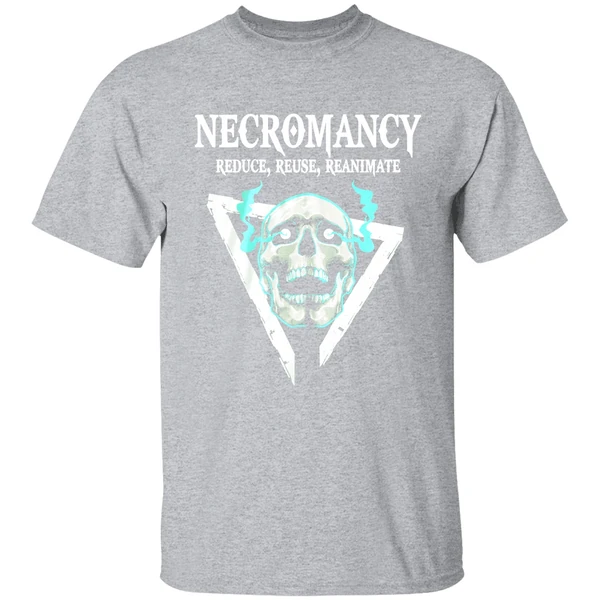 Skull Necromancy Reduce Reuse Reanimate Shirt - Image 9