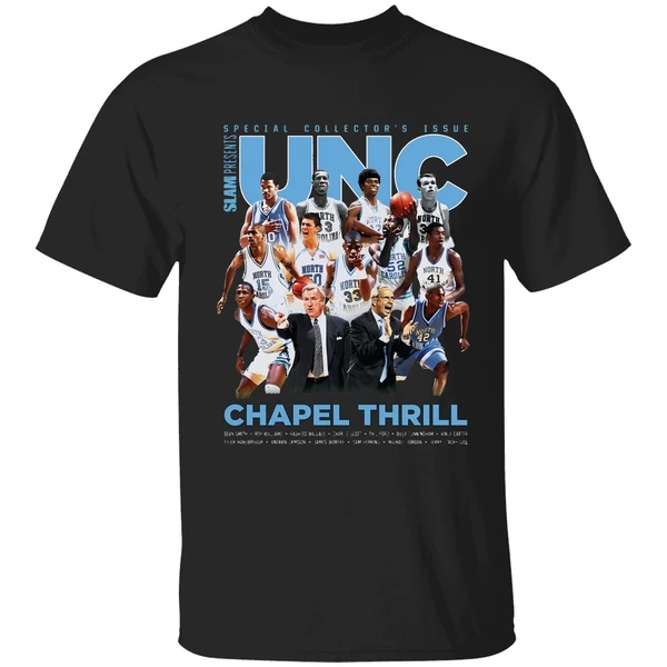 Slam Special Collectors Issue Chapel Thrill North Carolina Tar Heels Shirt