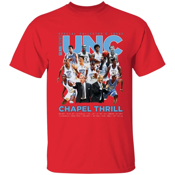 Slam Special Collectors Issue Chapel Thrill North Carolina Tar Heels Shirt - Image 7