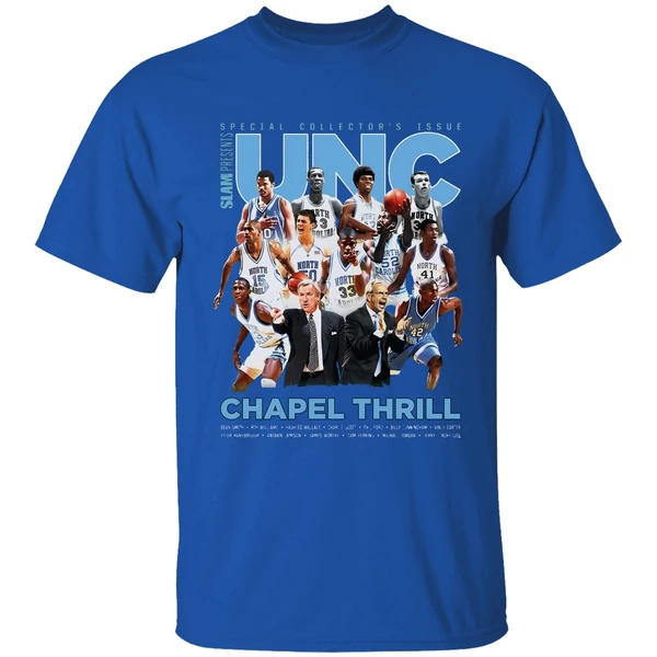 Slam Special Collectors Issue Chapel Thrill North Carolina Tar Heels Shirt - Image 8