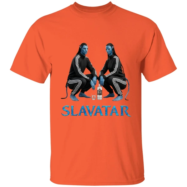 slavatar avatar graphic shirt orange