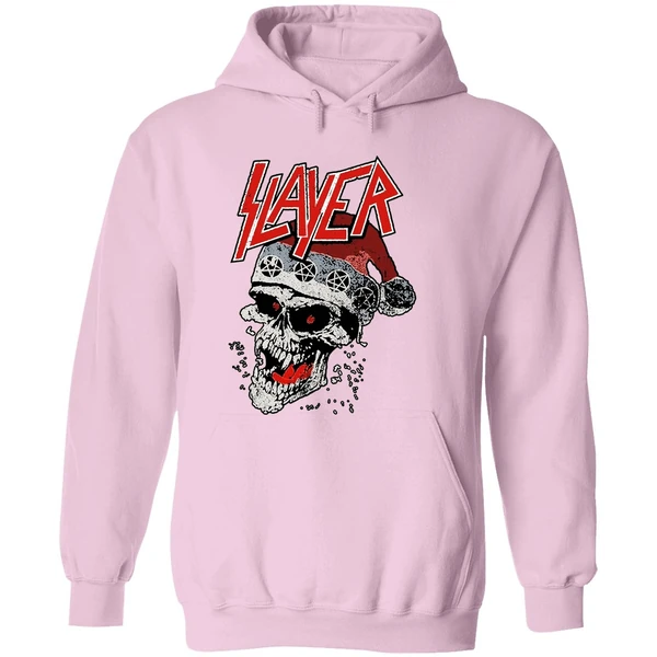 Slayer Laughing Skull Holiday Christmas Hoodie - Image 5