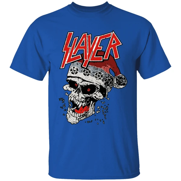 Slayer Laughing Skull Holiday Christmas Shirt - Image 5