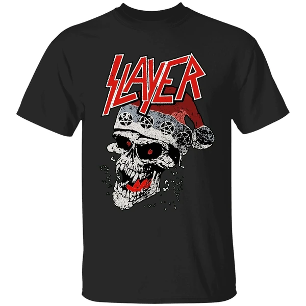Slayer Laughing Skull Holiday Christmas Shirt - Image 7