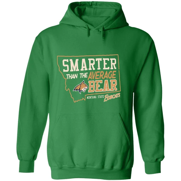 Smarter Than The Average Bear Montana State Bobcats Hoodie - Image 2