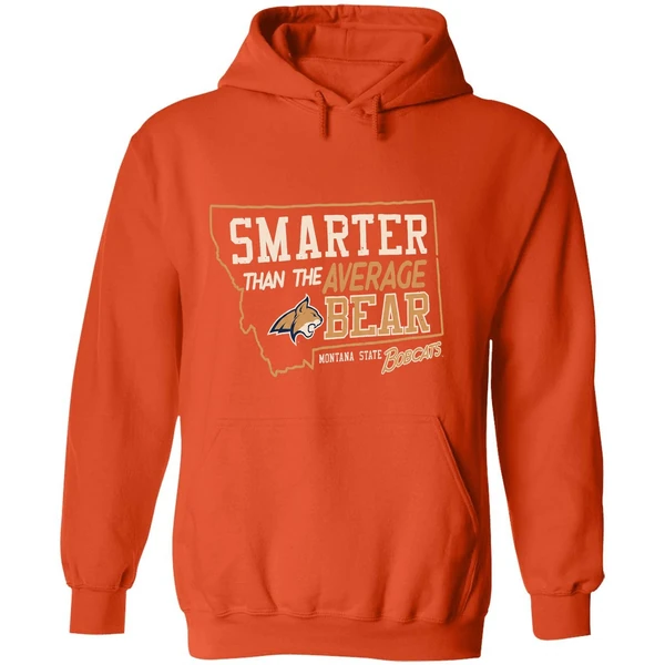 Smarter Than The Average Bear Montana State Bobcats Hoodie - Image 6