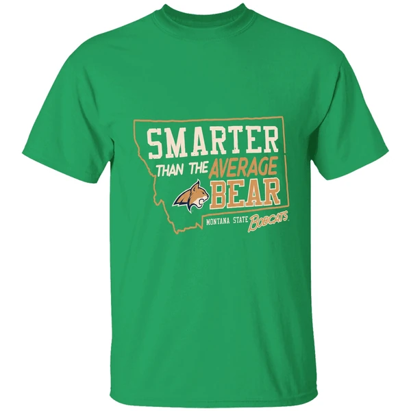 Smarter Than The Average Bear Montana State Bobcats Shirt - Image 2