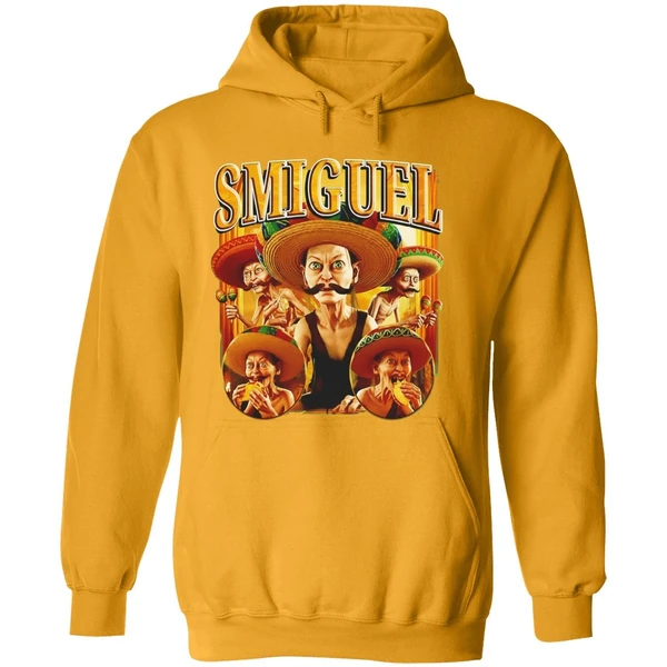Smiguel Gollum Wearing Sombrero Mustache Lord Of The Rings Parody Hoodie