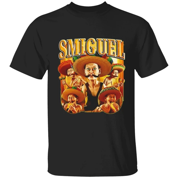 Smiguel Gollum Wearing Sombrero Mustache Lord Of The Rings Parody Shirt
