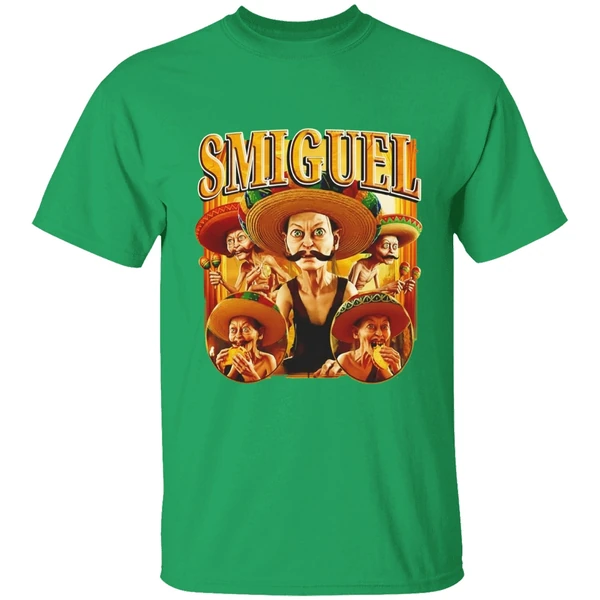 Smiguel Gollum Wearing Sombrero Mustache Lord Of The Rings Parody Shirt - Image 2