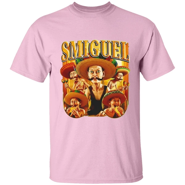 Smiguel Gollum Wearing Sombrero Mustache Lord Of The Rings Parody Shirt - Image 3