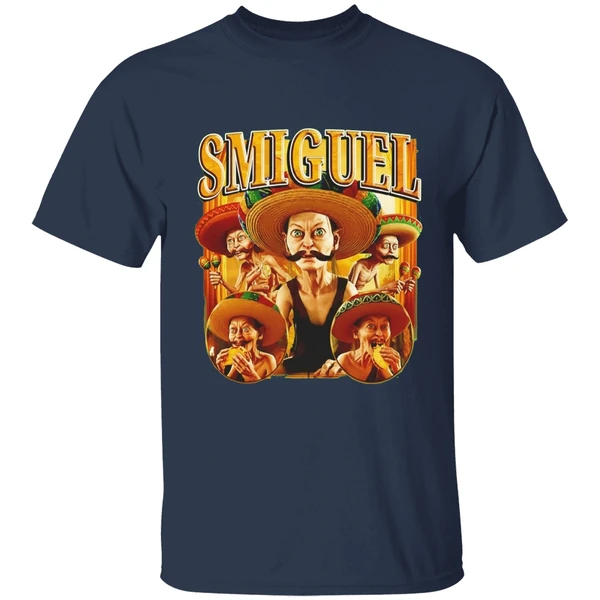 Smiguel Gollum Wearing Sombrero Mustache Lord Of The Rings Parody Shirt - Image 5