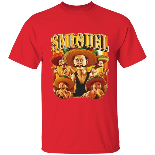 Smiguel Gollum Wearing Sombrero Mustache Lord Of The Rings Parody Shirt - Image 7