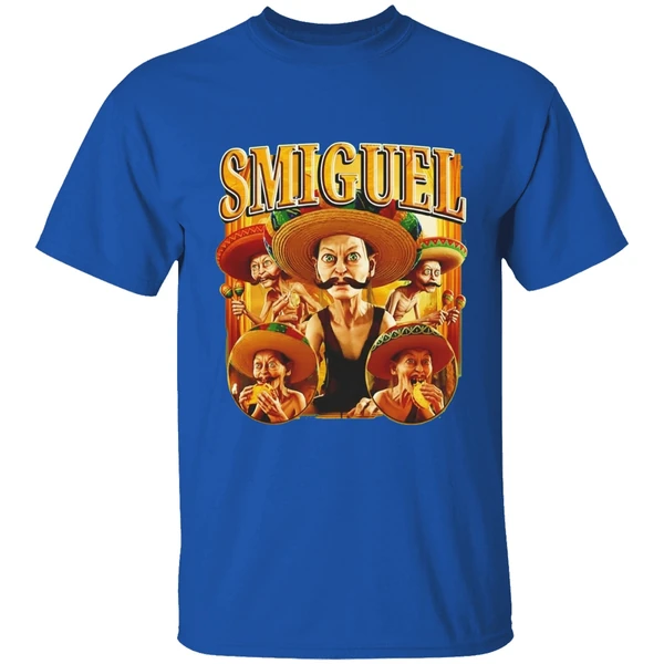 Smiguel Gollum Wearing Sombrero Mustache Lord Of The Rings Parody Shirt - Image 8