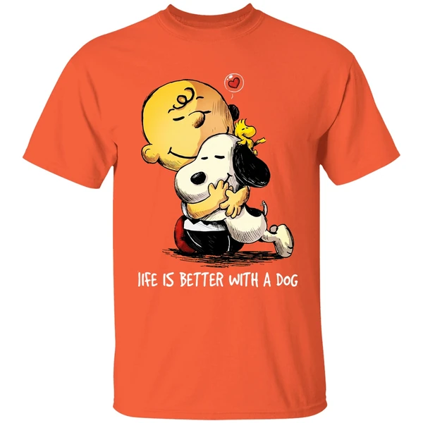 Snoopy And Charlie Brown Life Is Better With A Dog Shirt - Image 6