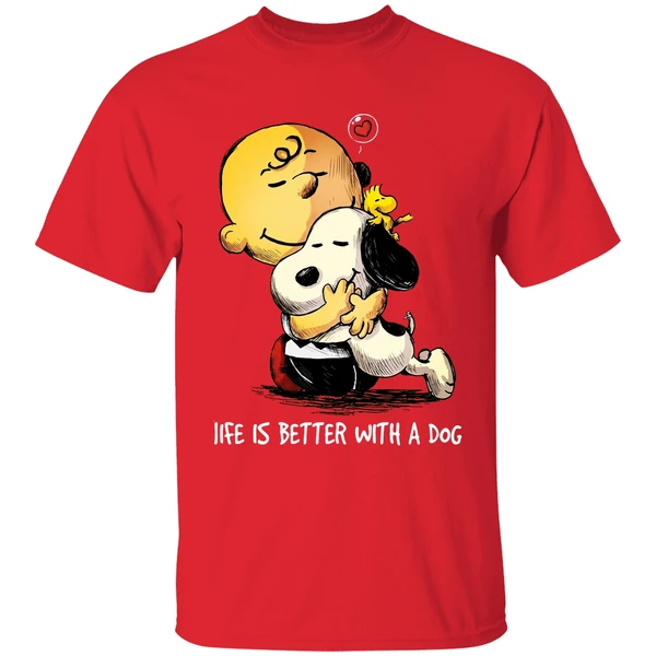 Snoopy And Charlie Brown Life Is Better With A Dog Shirt - Image 7