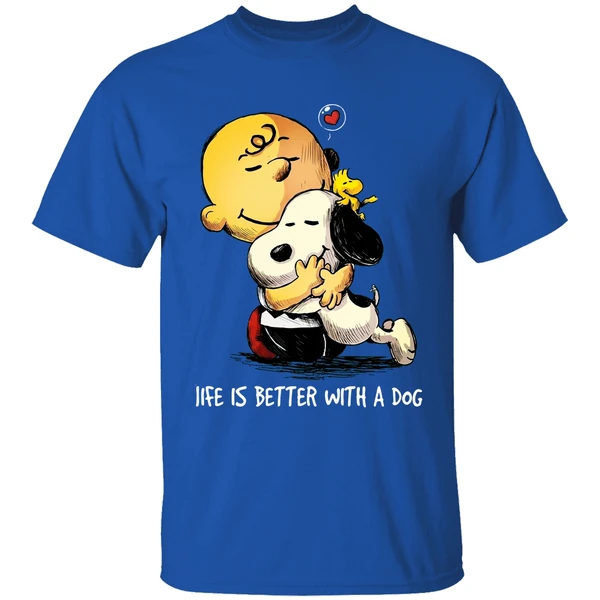 Snoopy And Charlie Brown Life Is Better With A Dog Shirt - Image 8
