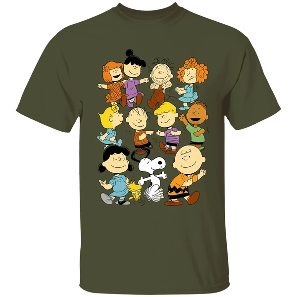 Snoopy And Charlie Brown Peanuts Friends Shirt - Image 3