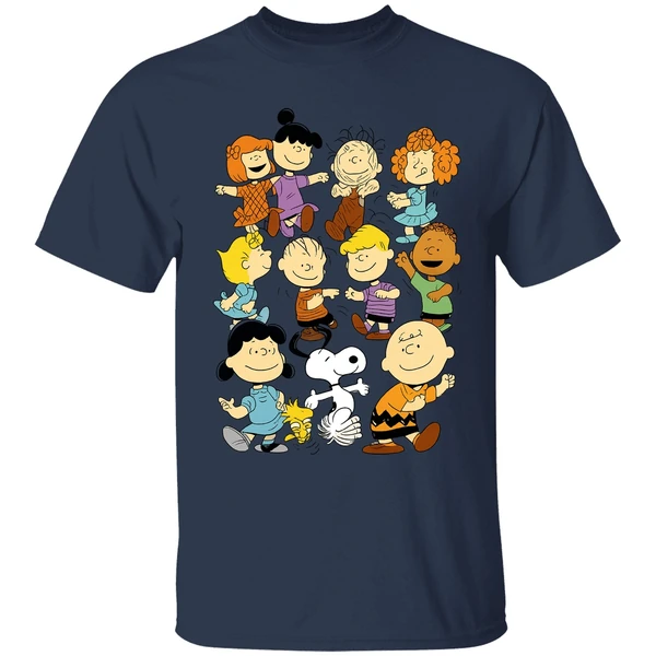 Snoopy And Charlie Brown Peanuts Friends Shirt - Image 4