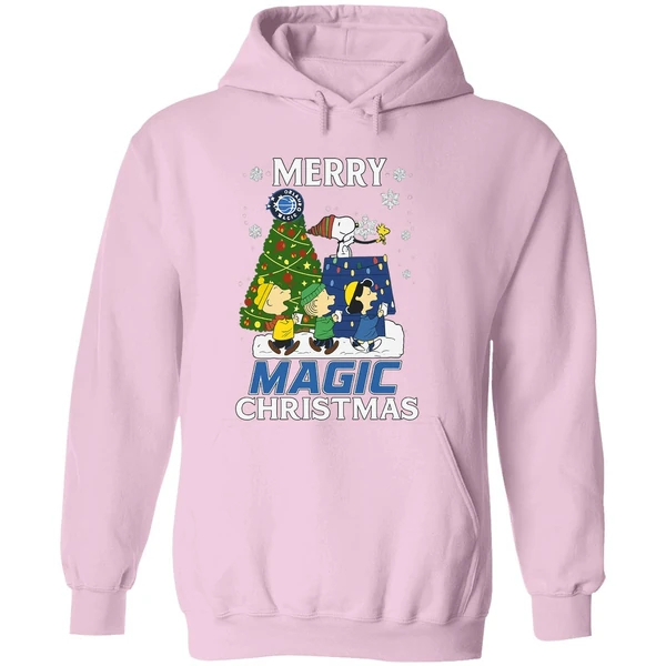 Snoopy And Friends Peanuts Merry Orlando Magic Hoodie - Image 5