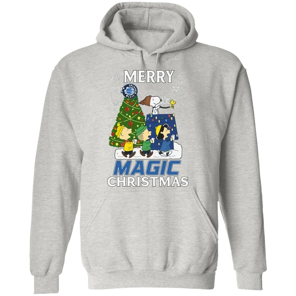 Snoopy And Friends Peanuts Merry Orlando Magic Hoodie - Image 9