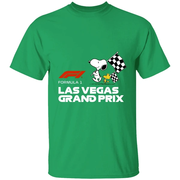 Snoopy And Woodstock Formula Las Vegas Grand Prix Shirt - Image 2
