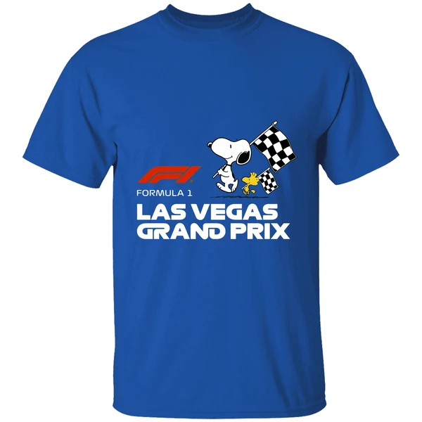 Snoopy And Woodstock Formula Las Vegas Grand Prix Shirt - Image 8